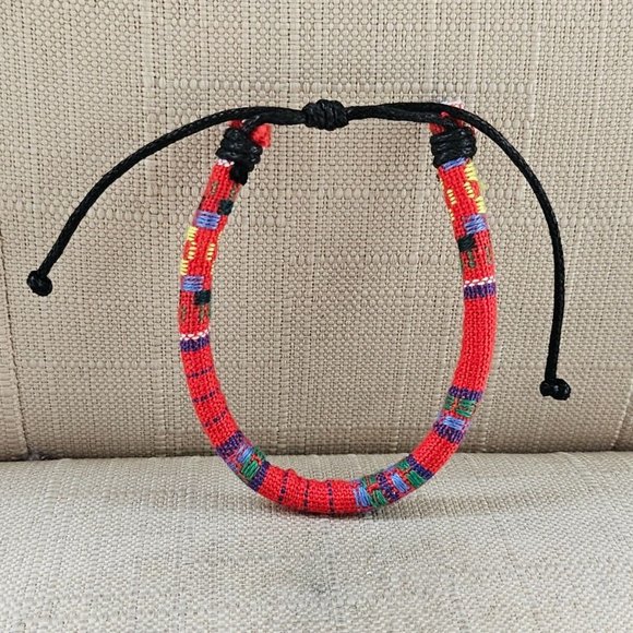 Unisex Wristband Multi Color Canvas Bracelet Fashion Jewelry Adjustable Bracelet - Picture 11 of 12